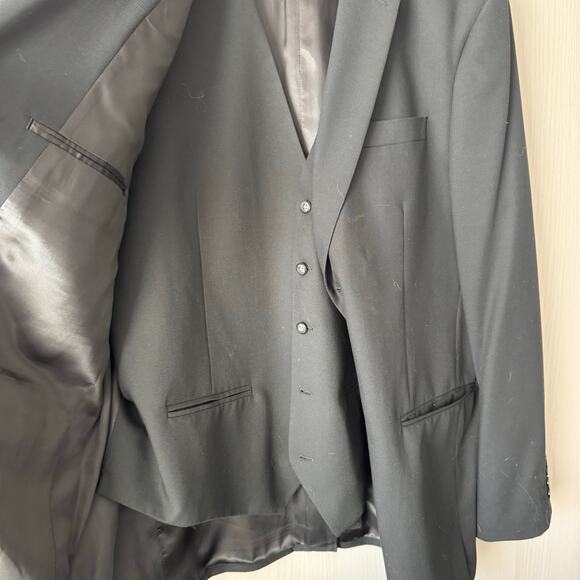 Perry Ellis suit jacket and vest 46R - Picture 2 of 3